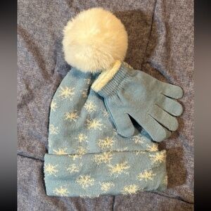 Falls Creek Girls Winter Hat and Gloves set, NWOT, One Size